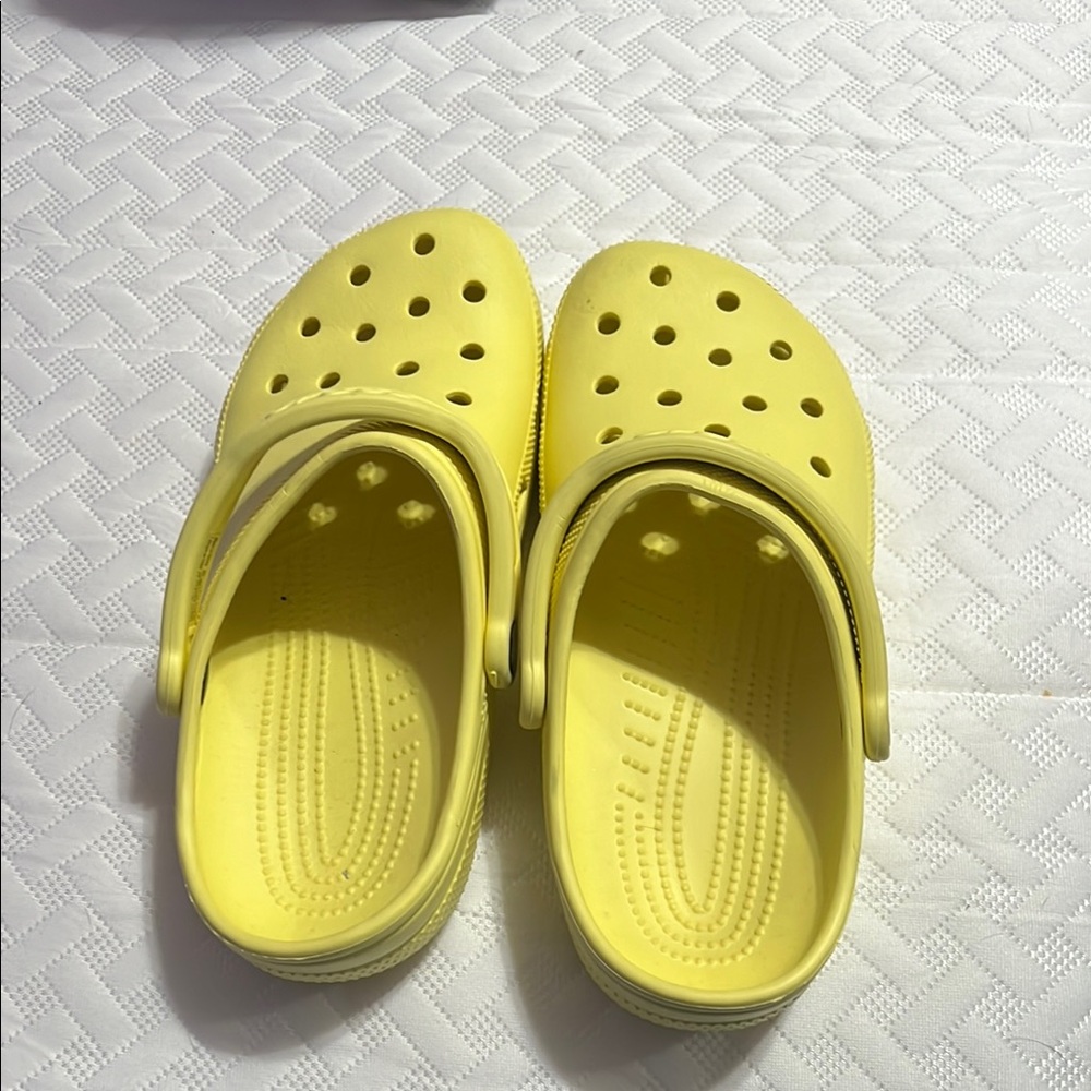 Yellow Crocs